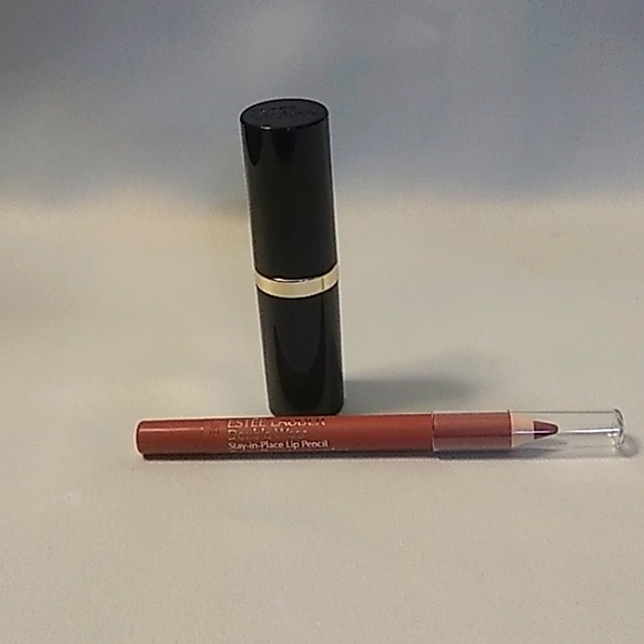 Estee Lauder Makeup Brand New Estee Lauder Lipstick And Double Wear Lip Liner Poshmark